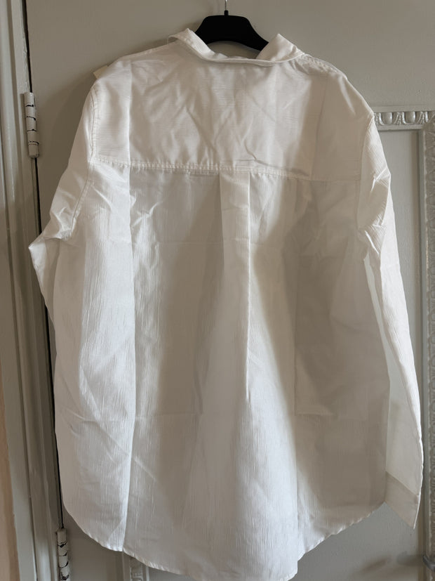 Snowdrop Satin Bow Shirt