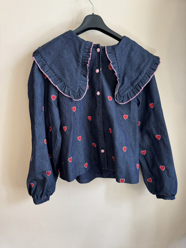 Perfect Match Denim Blouse