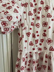 Doodle Bloom Midi Dress