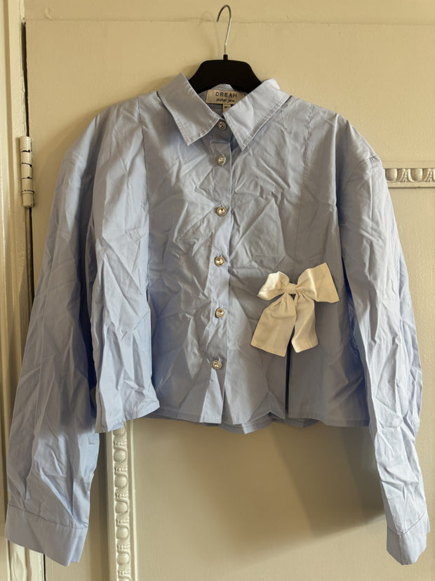 <b>DREAM</b> Blue Eyes Bow Shirt