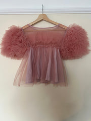 <b>DREAM</b> Frida Tulle Ruffle Top