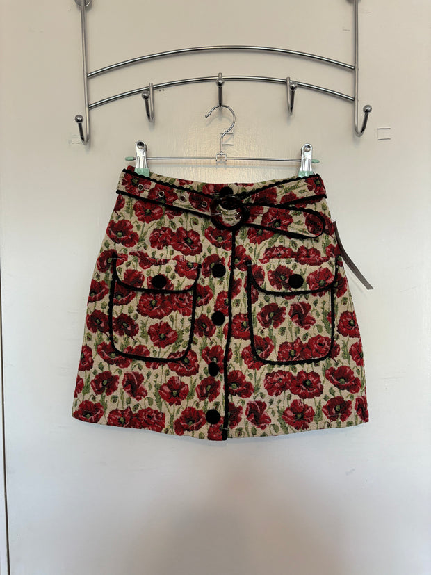 Shirley Poppy Tapestry Skirt