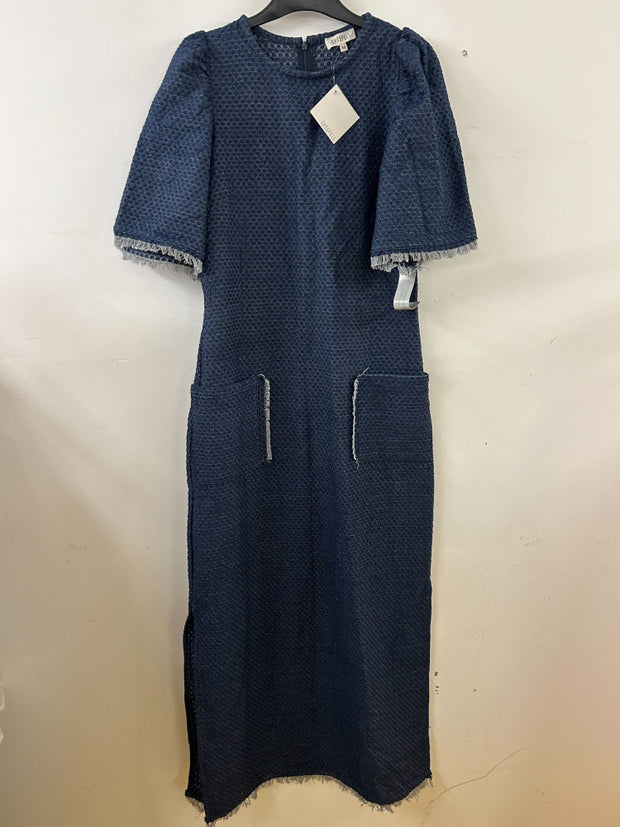 <b>Ghospell</b> Spencer Denim Midi Dress