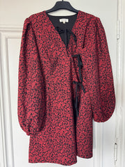 <b> Ghospell </b> Davina Wrap Mini Dress
