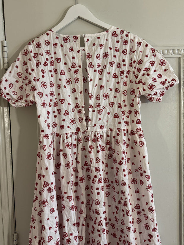 Doodle Bloom Midi Dress