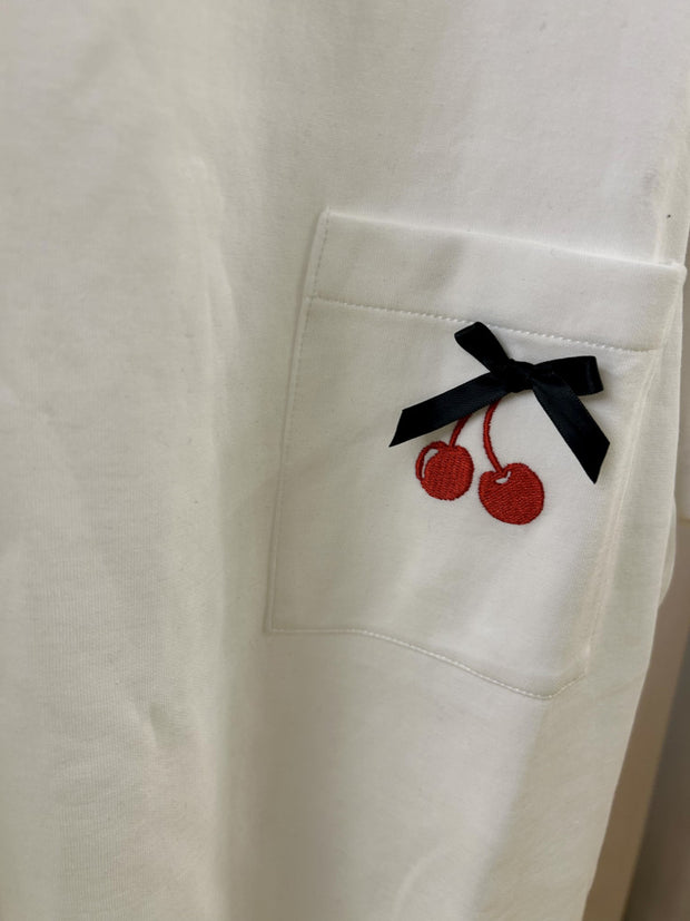 Rory Cherry Embroidery Shirt