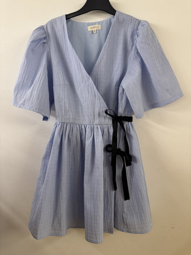 <b> Ghospell </b> Freja Wrap Mini Dress