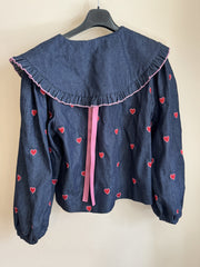 Perfect Match Denim Blouse