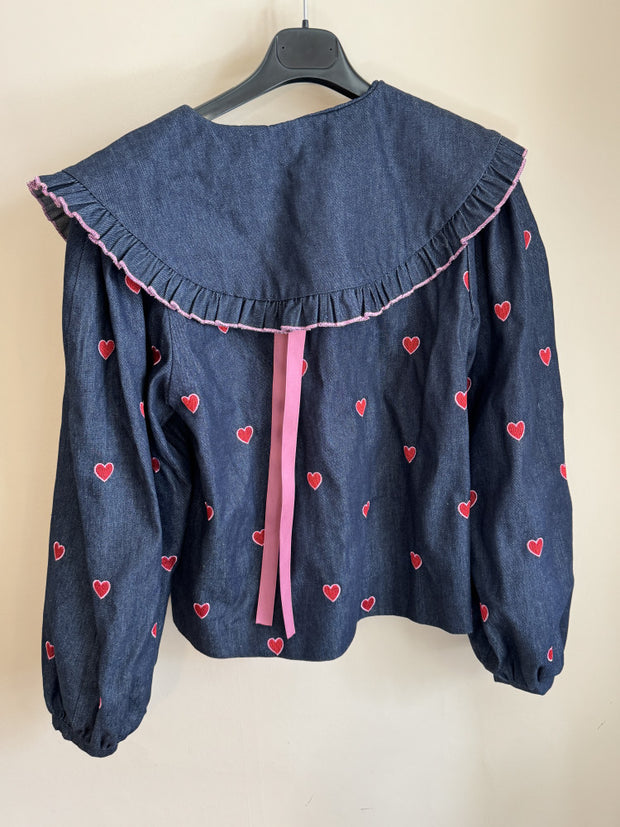 Perfect Match Denim Blouse