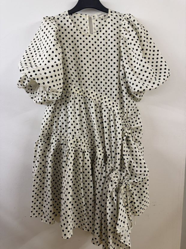 <b> Ghospell </b> Isa Ruched Mini Dress