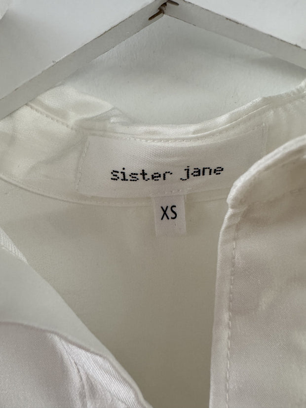 Snowdrop Satin Bow Shirt