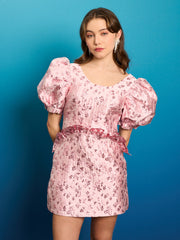 Cherub Fish Jacquard Mini Dress