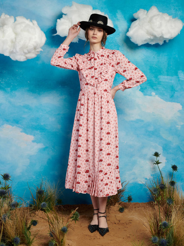 Cowgirl Print Midi Dress Sister Jane Carousel Cowgirl Print Midi Dress Sister Jane Carousel