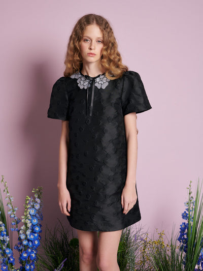 Bluebell Jacquard Mini Dress