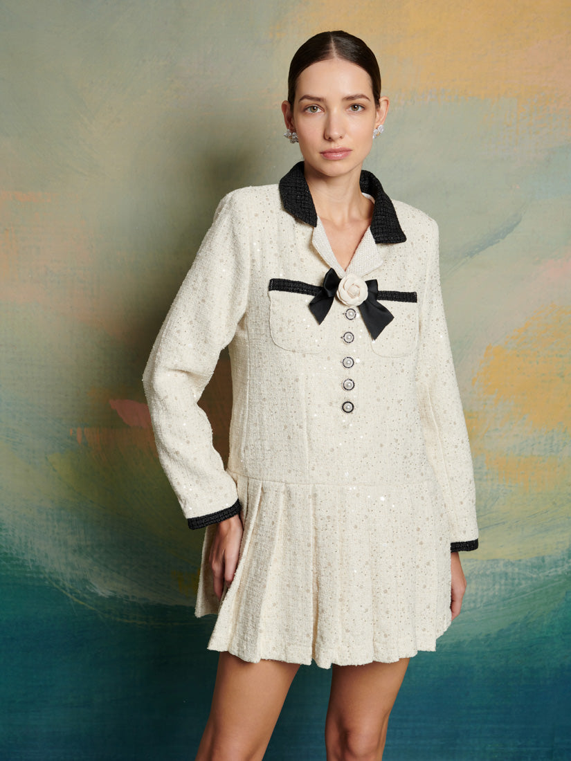 Dream sister jane ミニワンピ Dream Sister Jane multi-way puffball mini dress in pewter