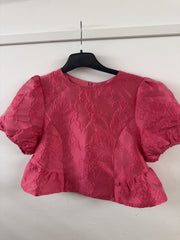 Foxglove Jacquard Top
