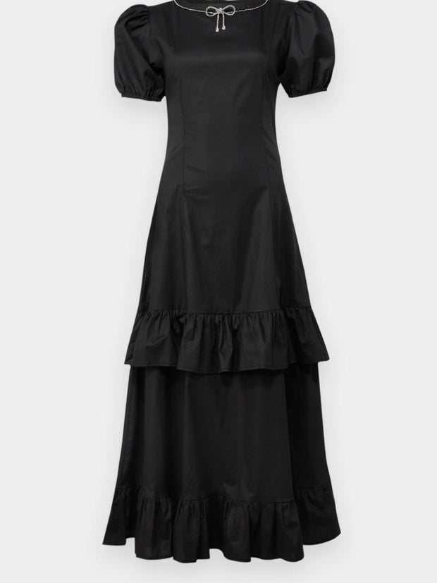 Serenade Ruffle Midi Dress