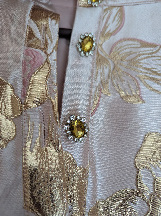 <b>DREAM</b> Pink Moon Jacquard Dress