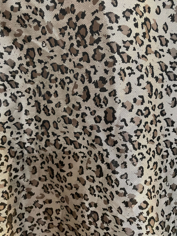 Tempo Leopard Jacquard Blouse