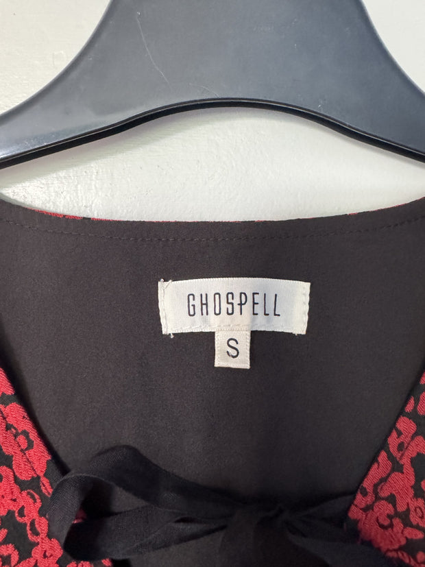 <b> Ghospell </b> Davina Wrap Mini Dress